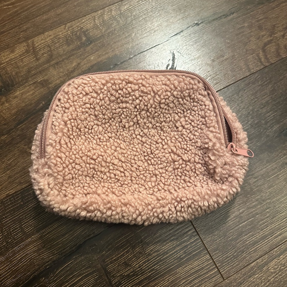Fleece crossbody